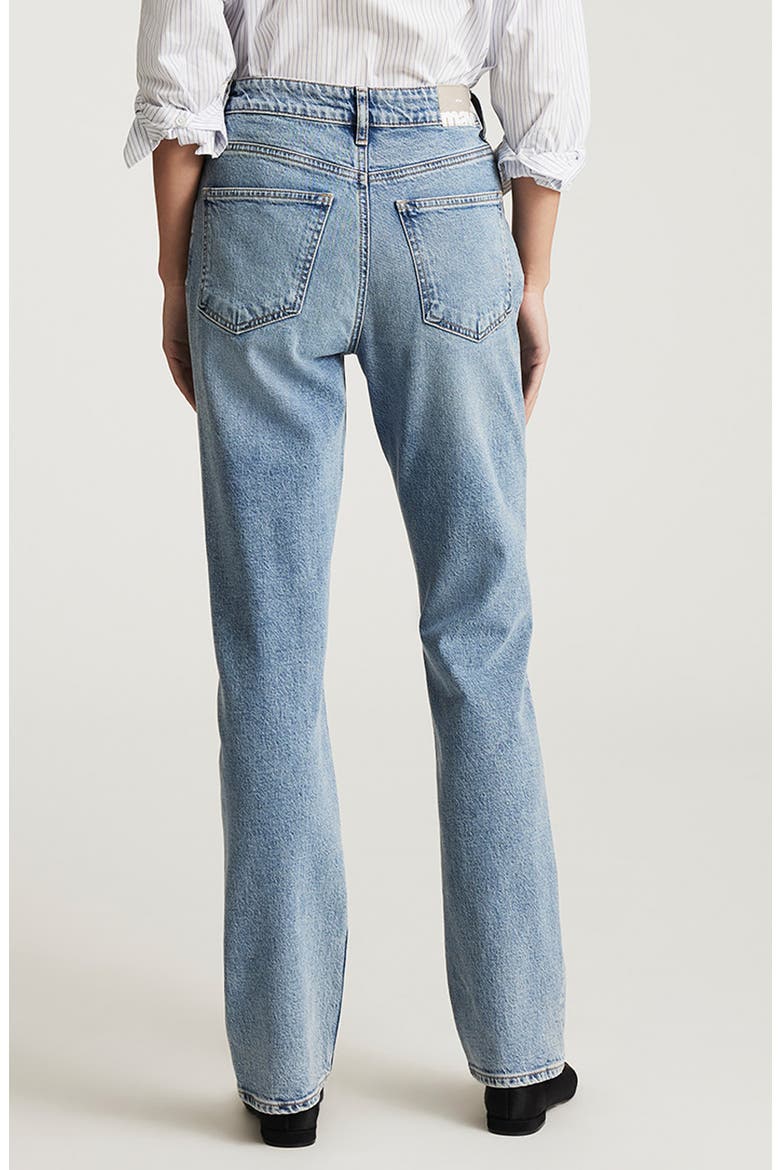New York High Waist Ankle Straight Leg Jeans, Alternate, color, DARK VINTAGE CLASSIC