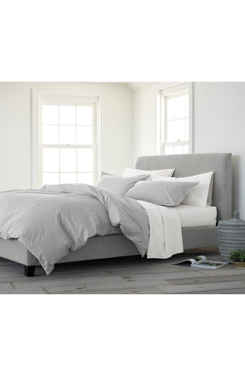 Martex Pure 200 Thread Count Comforter Set, Alternate, color, Light Gray