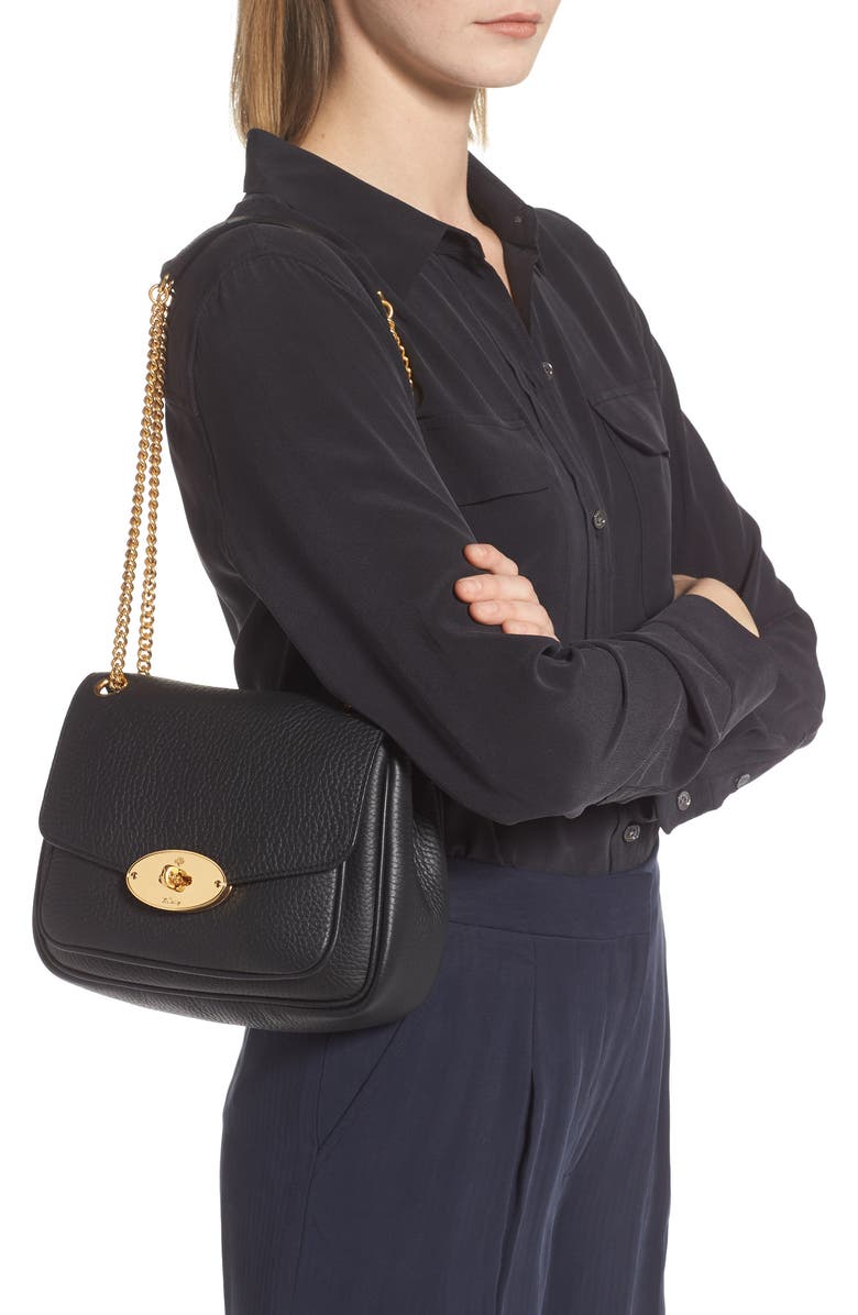Mulberry Small Darley Leather Convertible Shoulder Bag, Alternate, color,