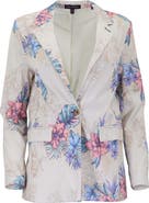 Lords of Harlech Exotic Floral Womens Tailored Blazer
