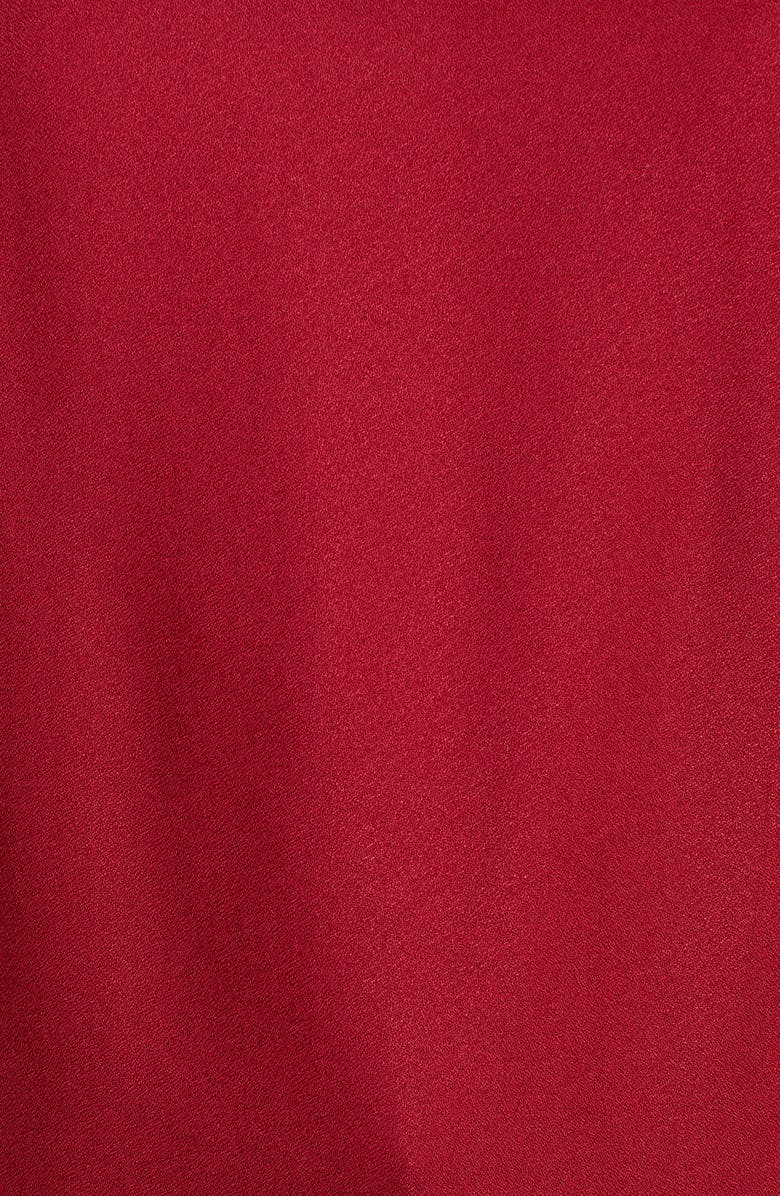 Hinge Lace Stripe V-Neck Blouse, Alternate, color, Red Rumba