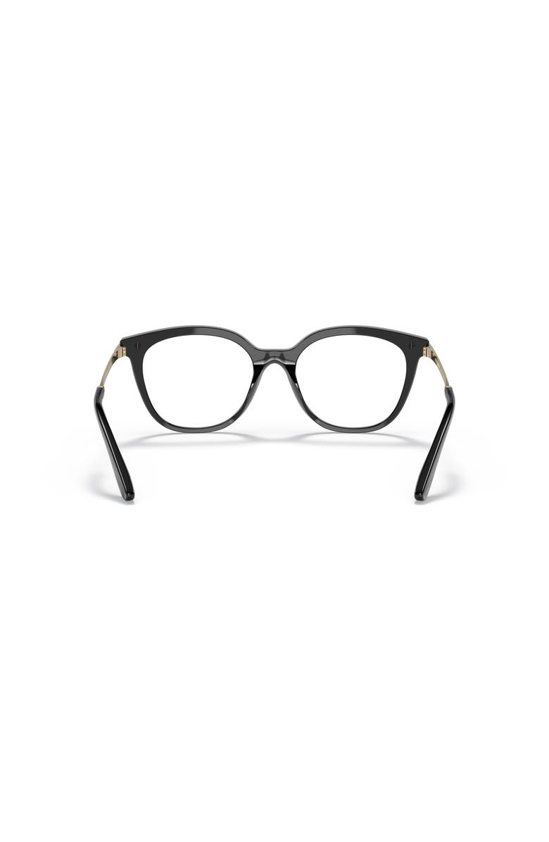 Dolce&Gabbana 52mm Phantos optical glasses, Alternate, color, Black