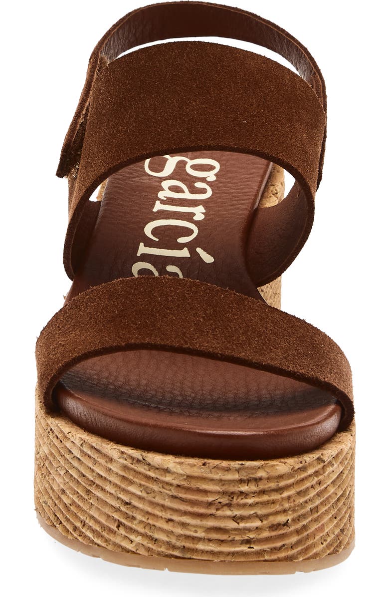 Pedro Garcia Noira Platform Slingback Sandal, Alternate, color, Cocoa Castoro