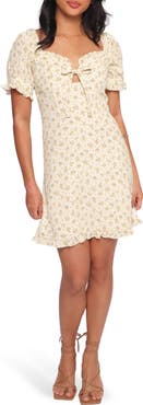 Petal & Pup Joss Floral Puff Sleeve Minidress