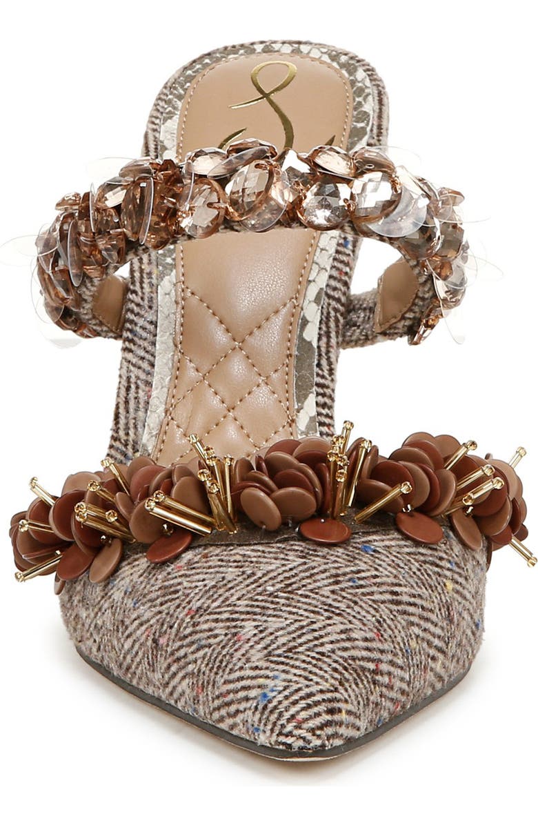 Sam Edelman Athena Pointed Toe Mule, Alternate, color, Brown Multi