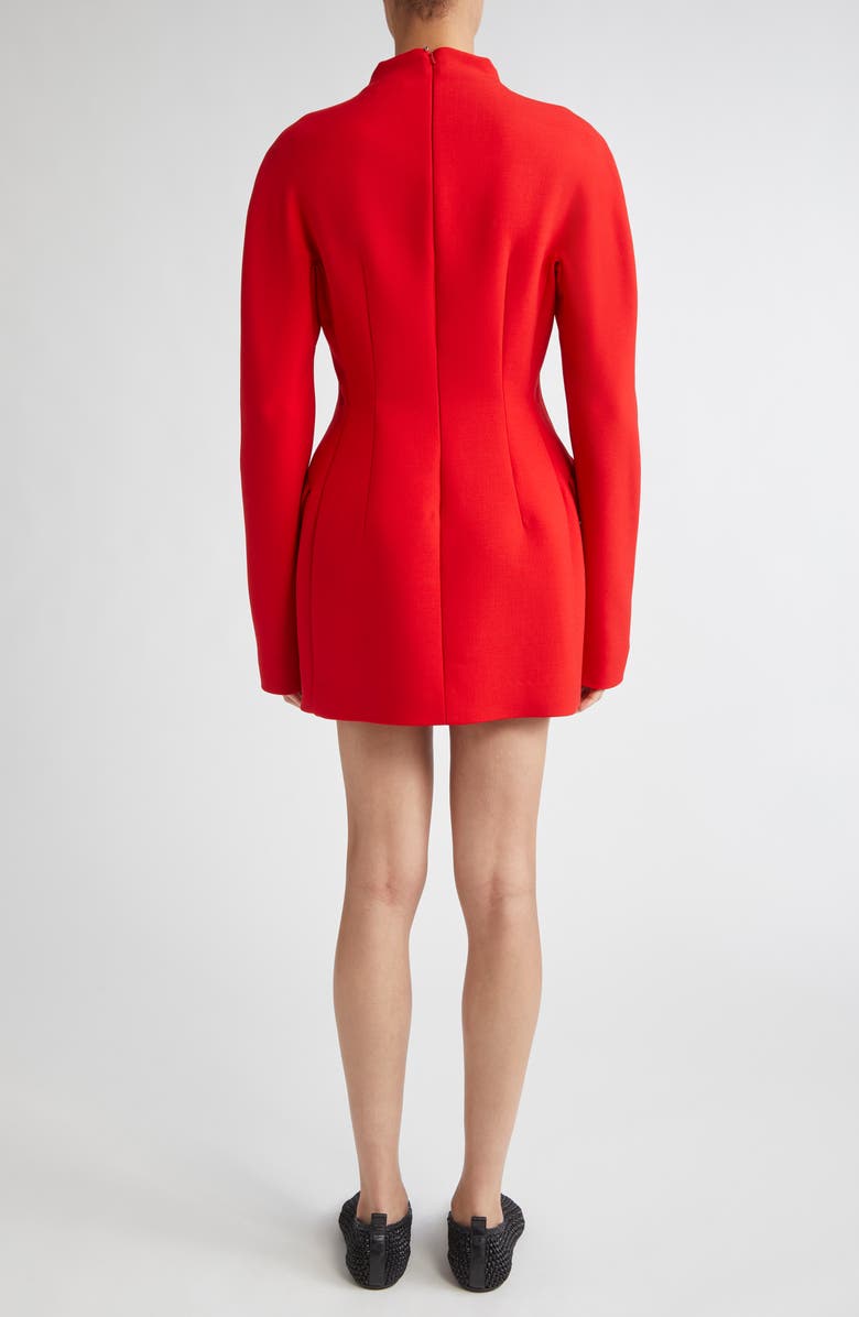 SPORTMAX Tefrite Long Sleeve Jersey Minidress, Alternate, color, Red
