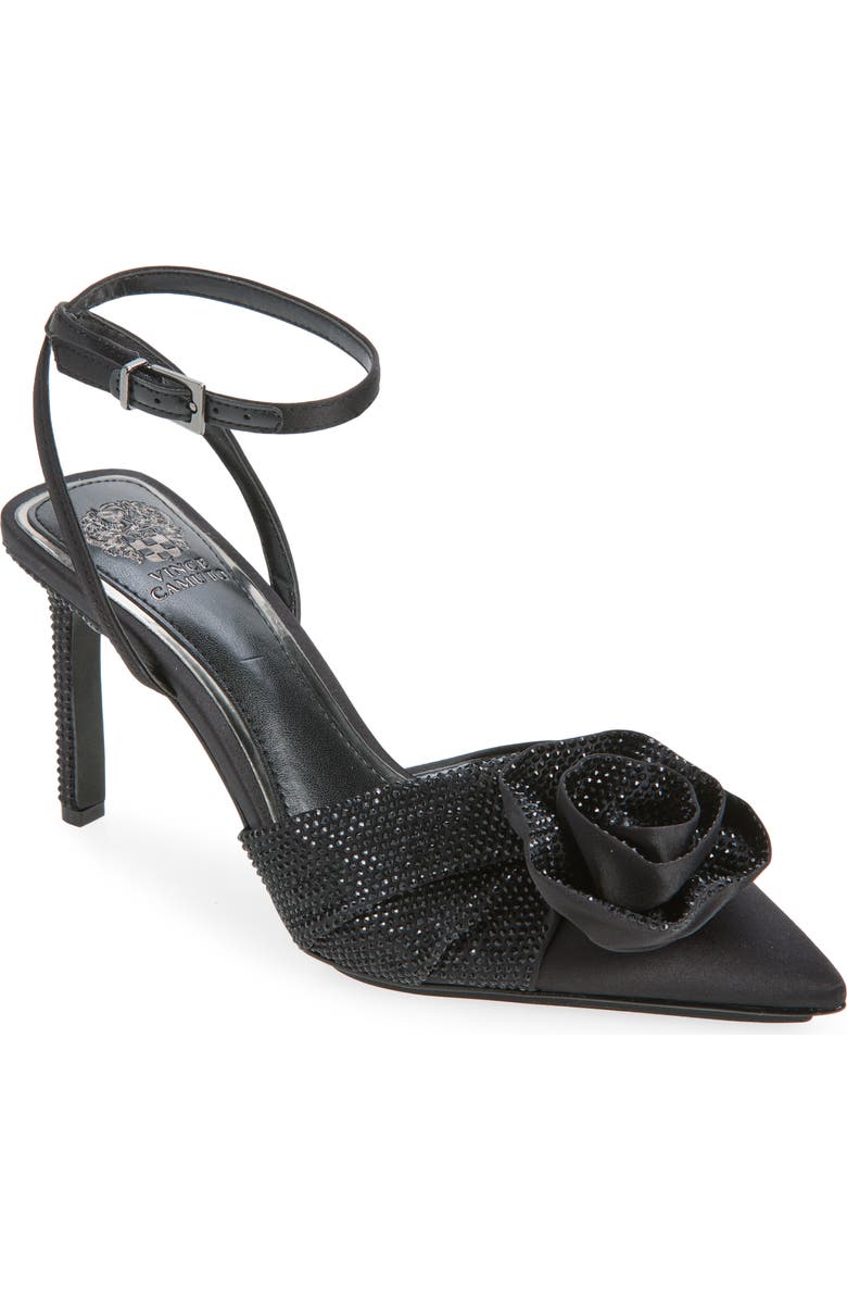 Vince Camuto Bonitaa Ankle Strap Pump, Main, color, Black