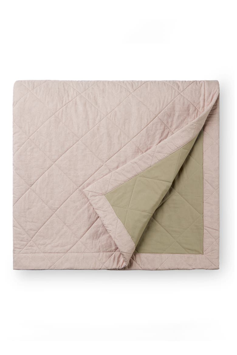 Sinna Quilted Coverlet, Main, color, ROSE/TAUPE