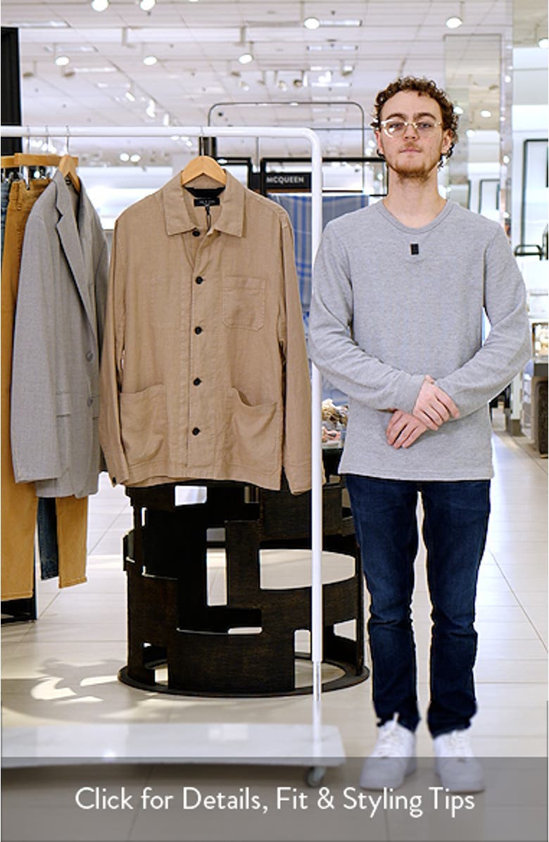 Evan Linen Chore Jacket, sales video thumbnail
