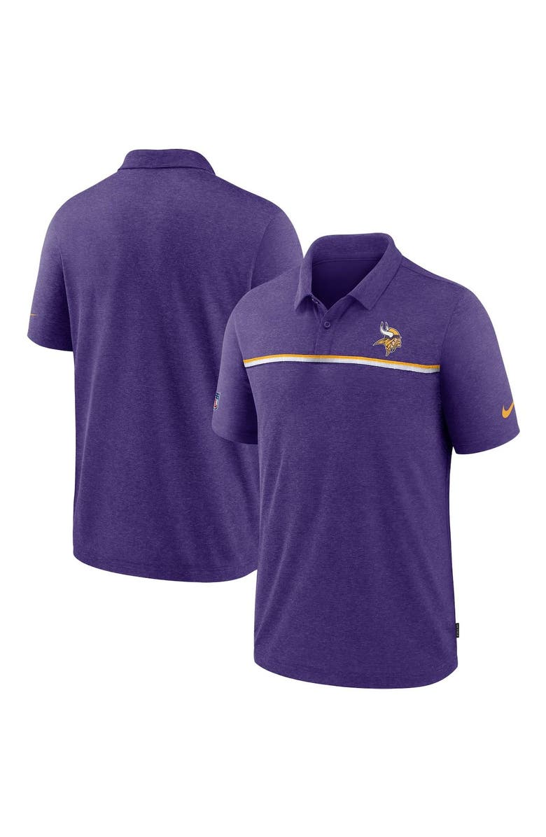 Nike Men's Nike Purple Minnesota Vikings Sideline Early Season Team Performance Polo, Main, color, 