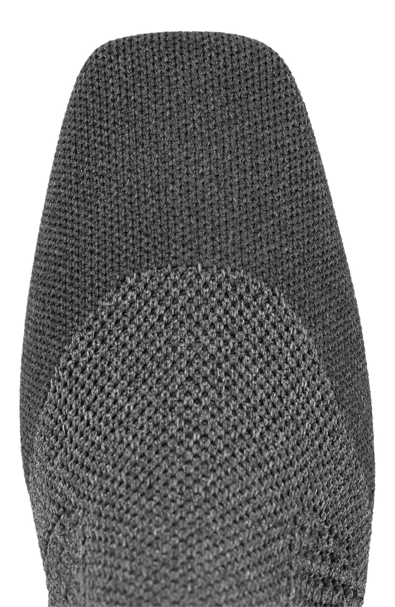 VIVAIA Square-Toe Perforated Heeled Boots, Alternate, color, Lava Grey