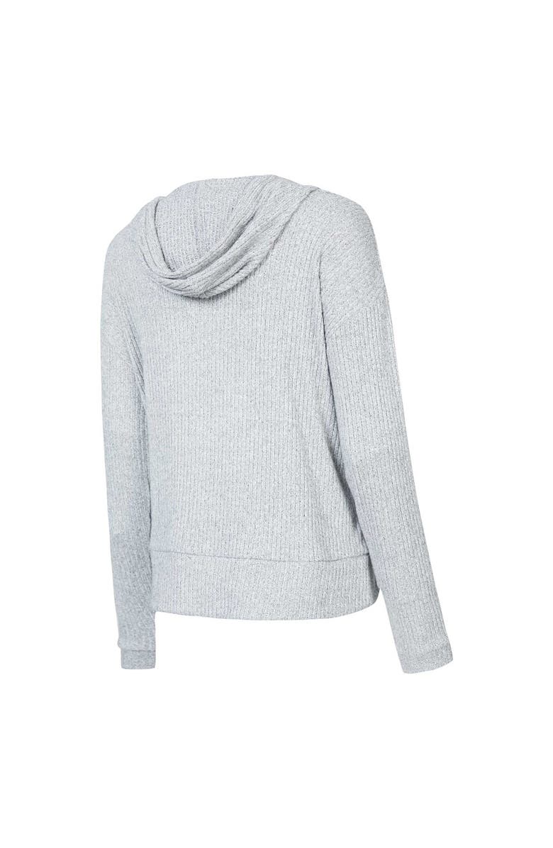 CONCEPTS SPORT Women's Concepts Sport Gray New Orleans Saints Juniper Long Sleeve Hoodie T-Shirt & Shorts Set, Alternate, color, Gray