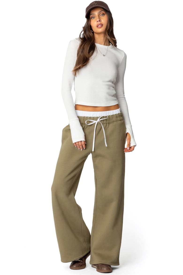 Boxer Drawstring Sweatpants, Alternate, color, OLIVE
