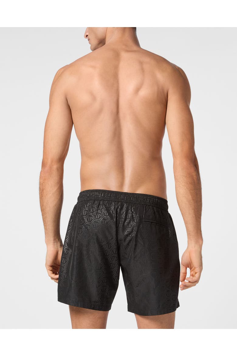 Beachwear Short Trousers Men, Alternate, color, black