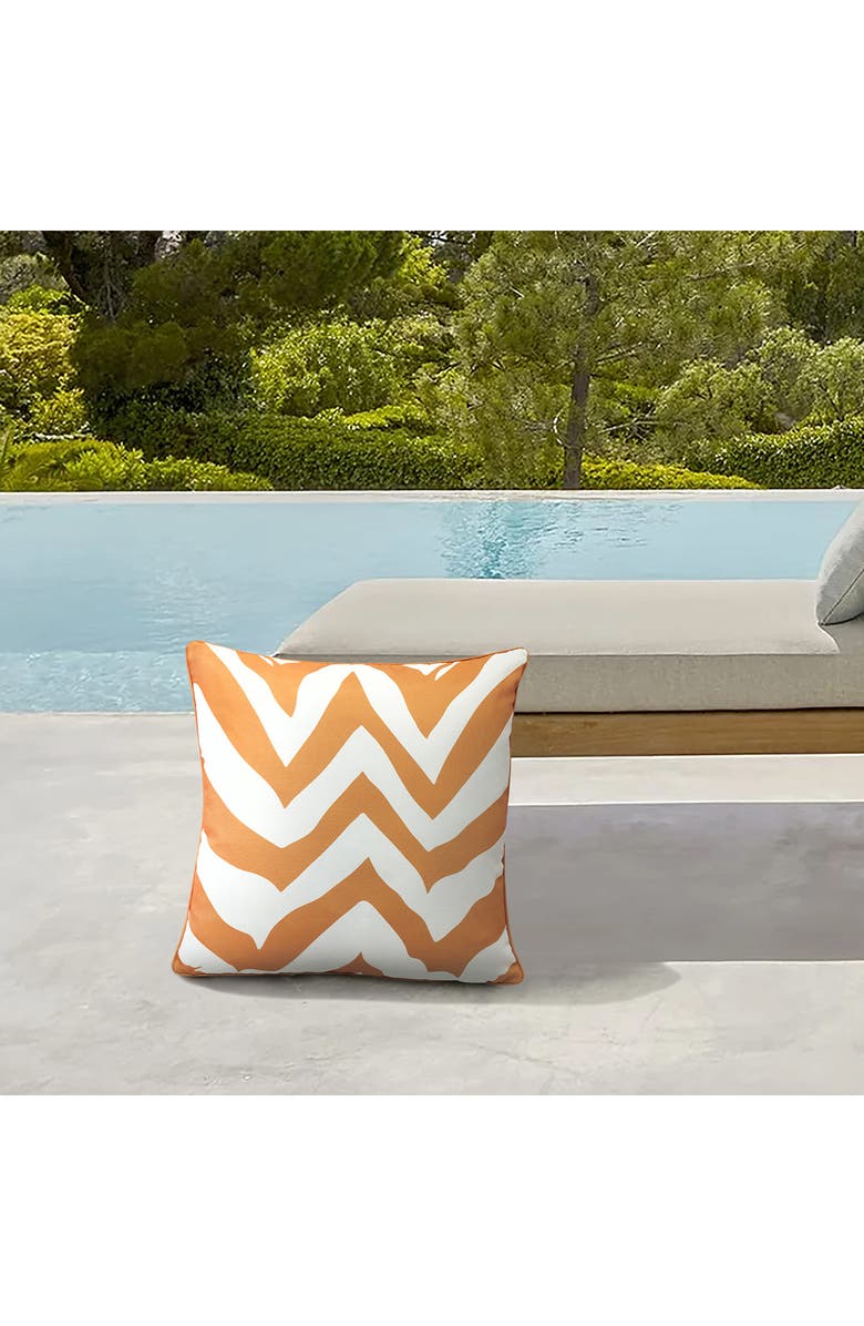 Outdoor Decor by Commonwealth Patio Throw Pillow, Alternate, color, Mustard