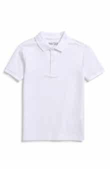 Nautica Kids' Solid Cotton Piqué Knit Polo