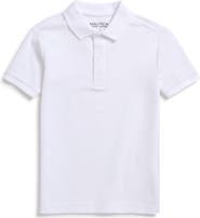 Nautica Kids' Solid Cotton Piqué Knit Polo