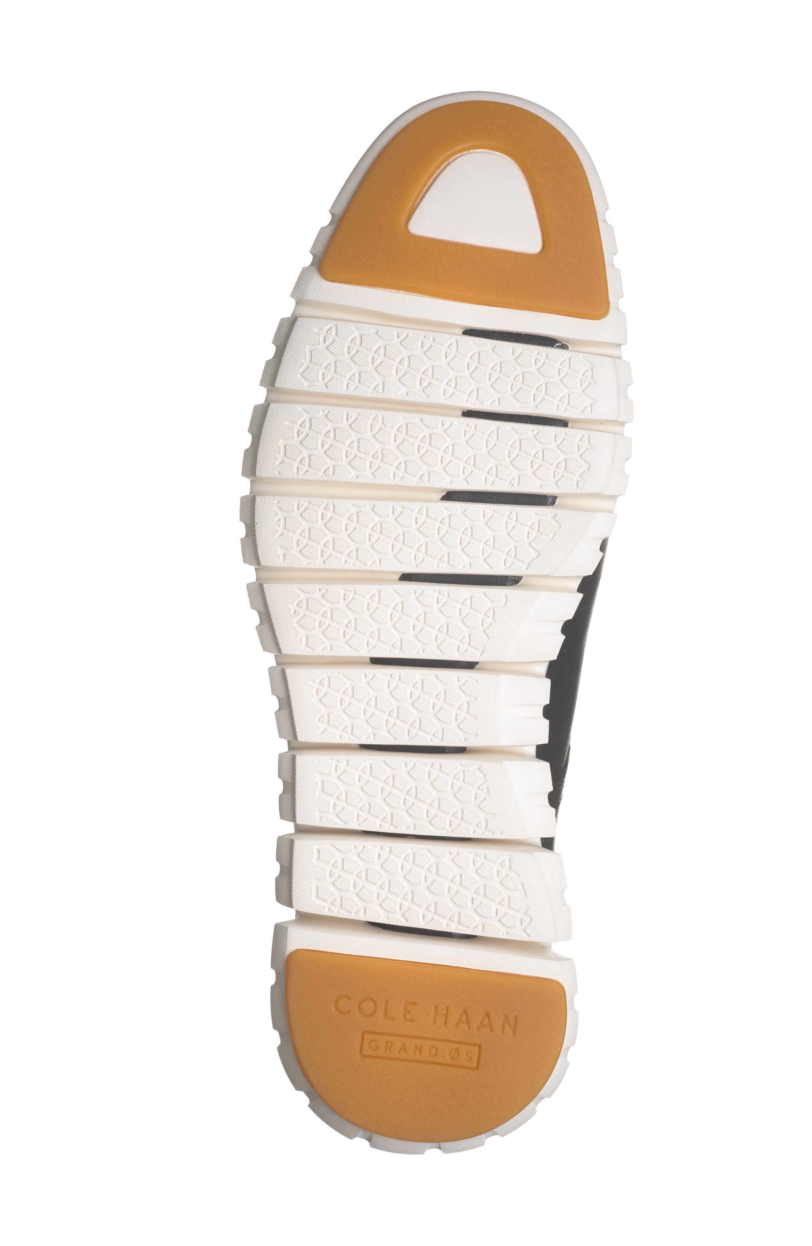 Cole Haan ZeroGrand Plain Toe Oxford, Alternate, color, Black Leather / Ivory