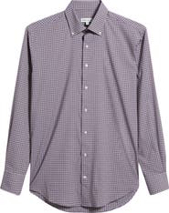 Peter Millar Petaluma Check Performance Twill Button-Down Shirt