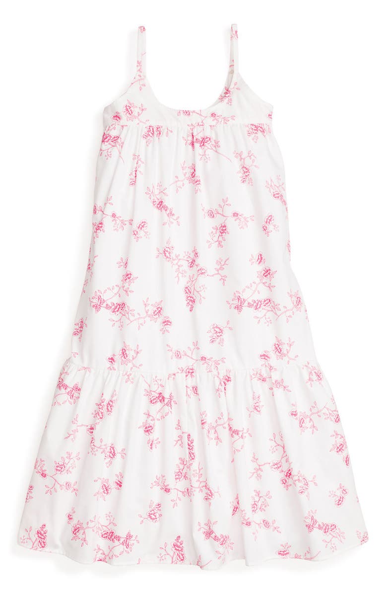 Petite Plume Chloe English Rose Cotton Nightgown, Alternate, color,