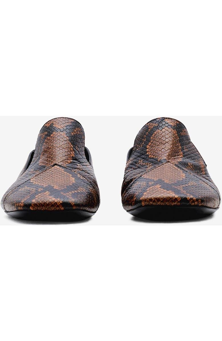 IRO Phyton Tuxedo Flat, Alternate, color, Black / Cognac