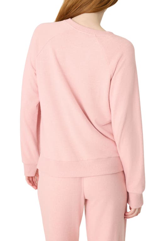 Pj Salvage Sunshine Mind Sweatshirt In Rosewood