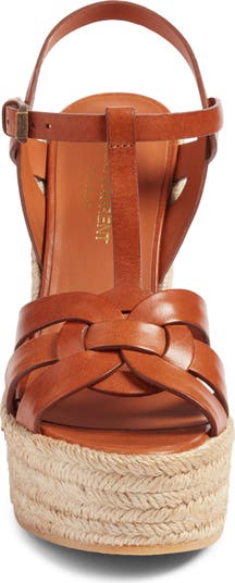 Saint Laurent Tribute Espadrille Wedge (Women) | Nordstrom