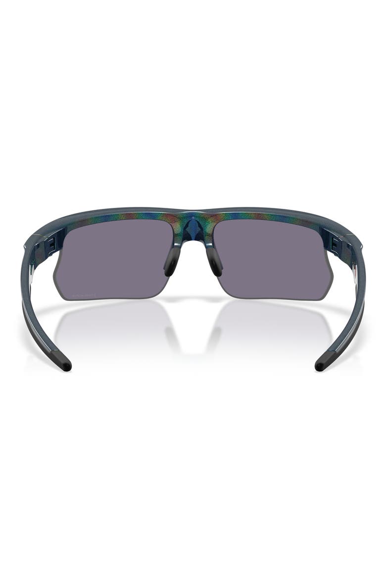 Bisphaera 68mm Prizm™ Gradient Oversize Polarized Rectangular Sunglasses, Alternate, color, ABYSS SPACEDUST / PRIZM GREY