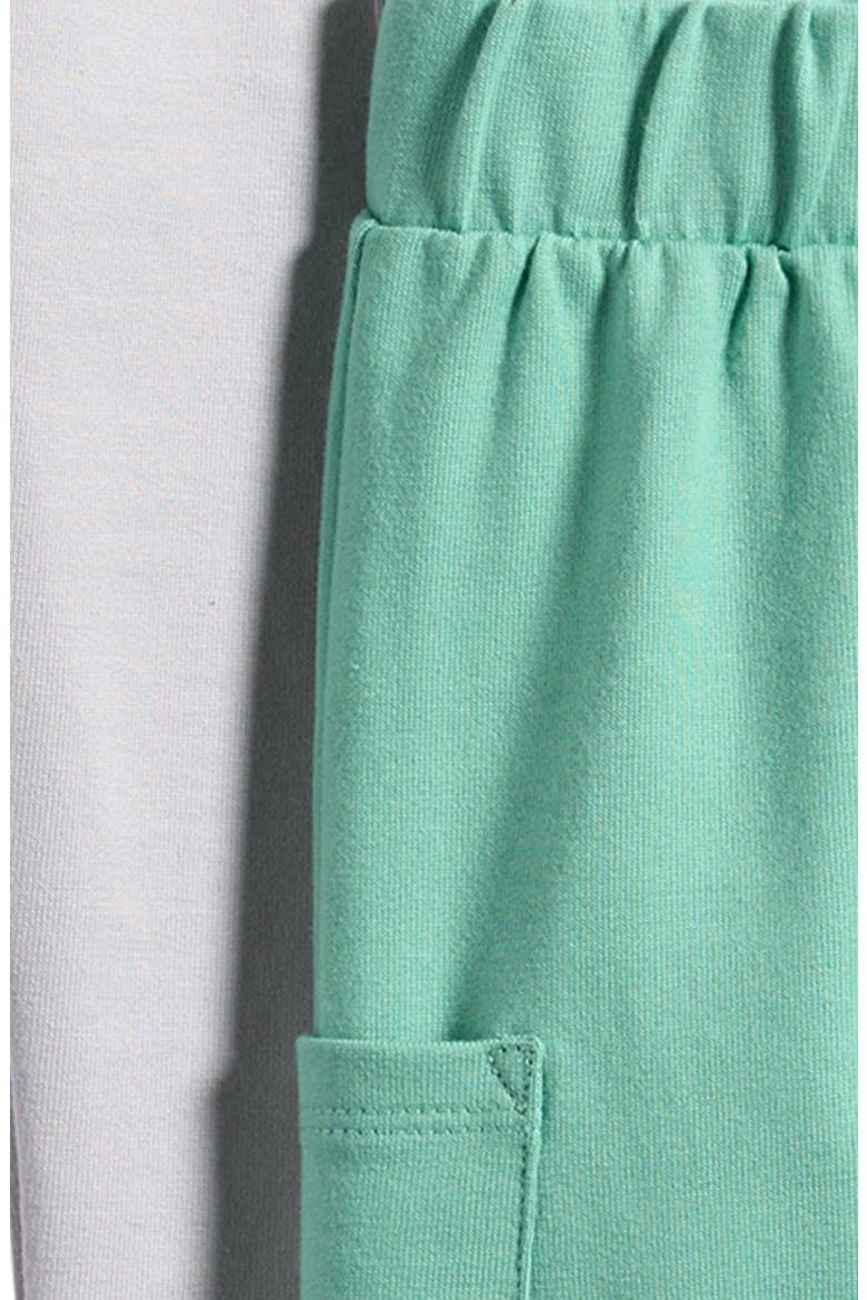 2-Pack Assorted Stretch Organic Cotton Pants, Alternate, color, GREEN GREY