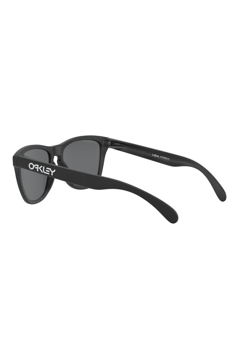 55mm Polarized Square Sunglasses, Alternate, color, MATTE BLACK/ PRIZM BLACK