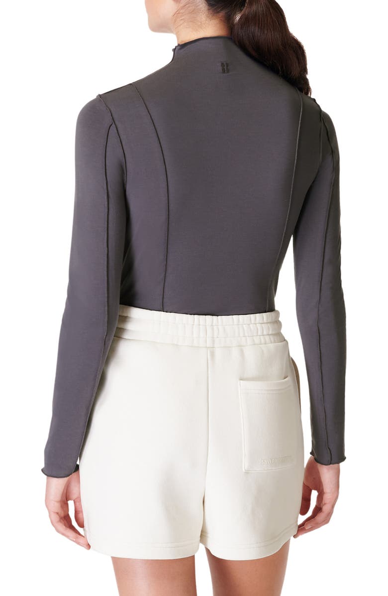 Sweaty Betty Exposed Seam Funnel Neck Top, Alternate, color, 