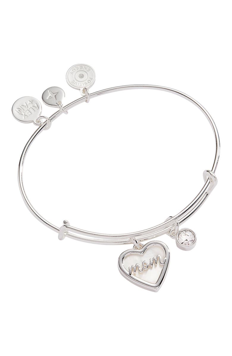 Alex and Ani Mom Bangle Bracelet, Main, color,