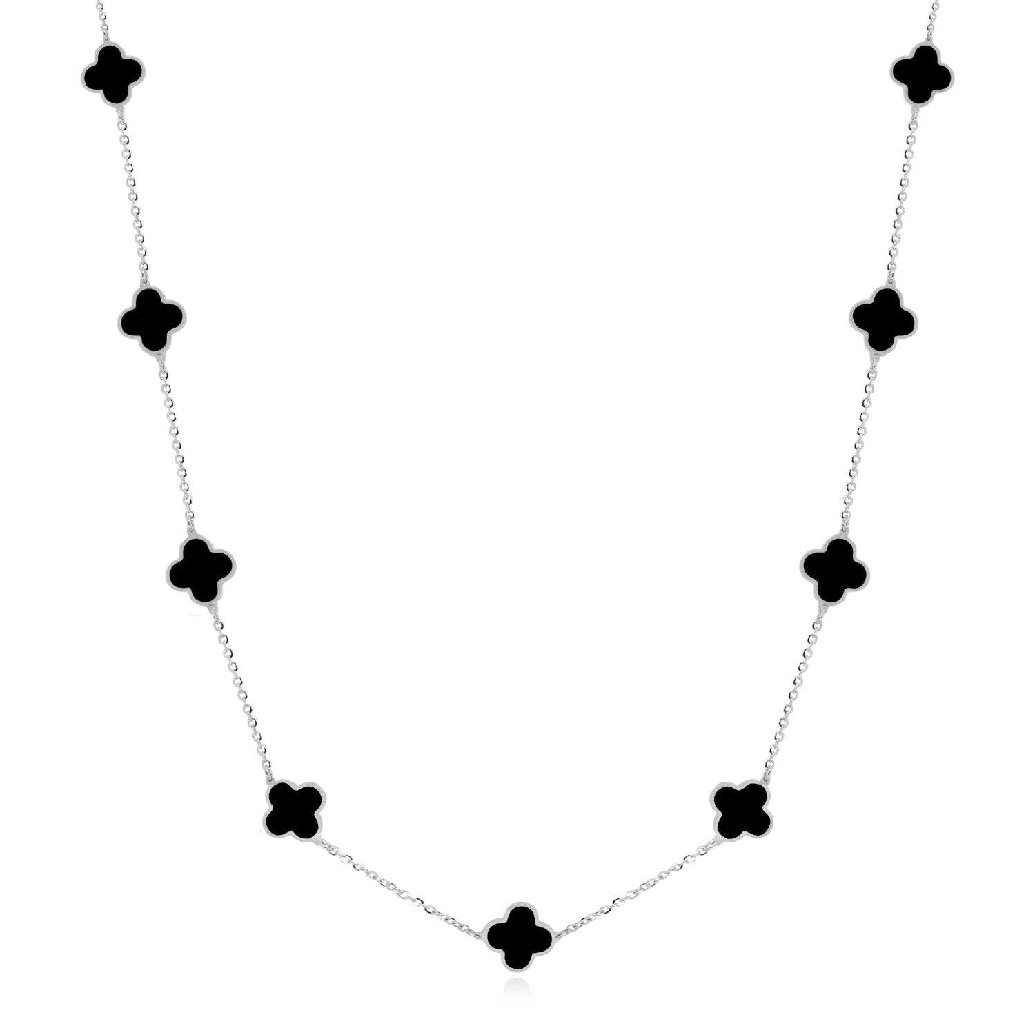 Onyx/ White Gold