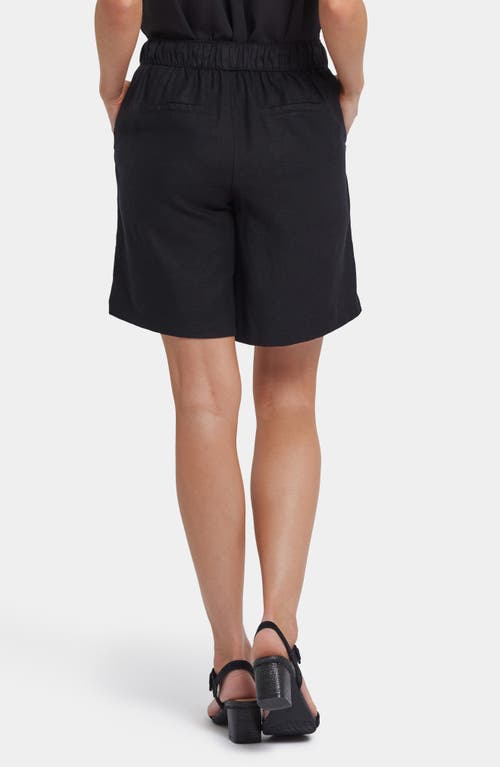 Nydj Breezy Bermuda Shorts In Black