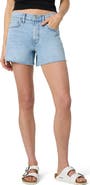 Joe's Raw Hem High Waist Relaxed Denim Shorts