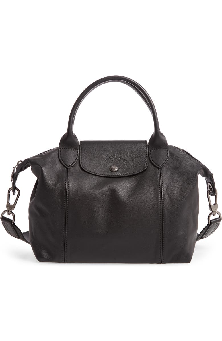 Longchamp Le Pliage Cuir Leather Shoulder Bag, Main, color,