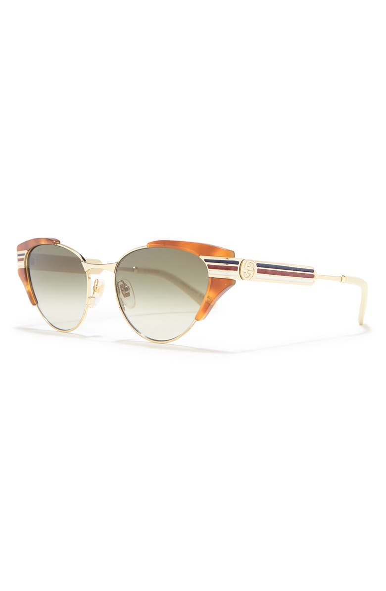 Gucci 55mm Cat Eye Sunglasses, Alternate, color,