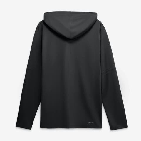 Men's Nike Black LSU Tigers 2026 Sideline Lightweight Long Sleeve Hooded Dri-FIT Top