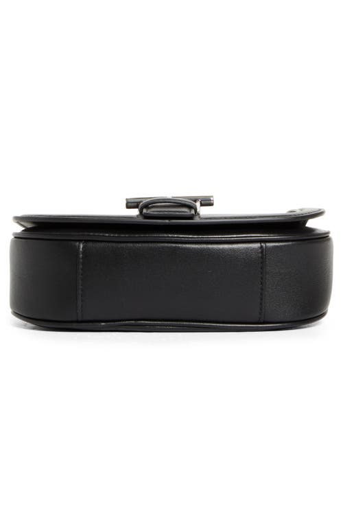 Alexander Mcqueen Alexander Mc Queen Satchel Black Leather Shoulder Bag In Black/silver