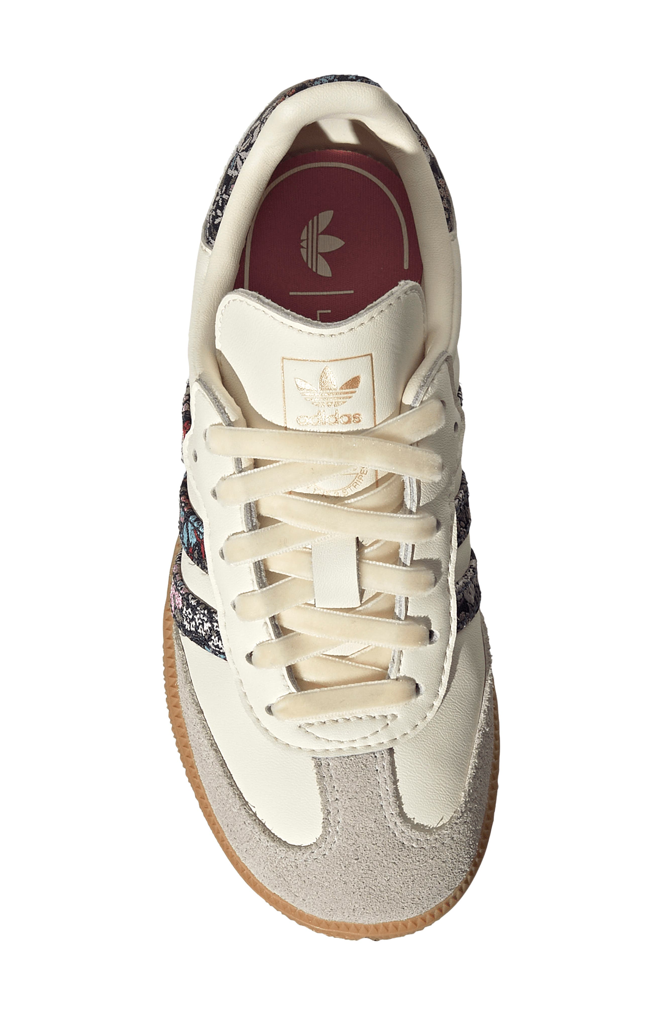 x Liberty London Kids' Samba OG Sneaker, Alternate, color, CREAM/ MAGENTA/ TALC