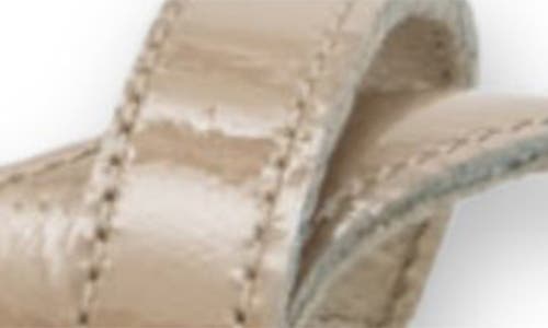 Naot Limit Slingback Sandal In Camel Crinkle Patent Leather