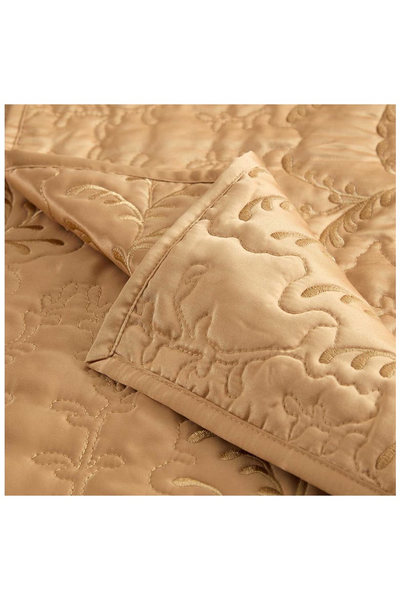 Fern Embroidered Quilt Set, Alternate, color, GOLD MEDAL
