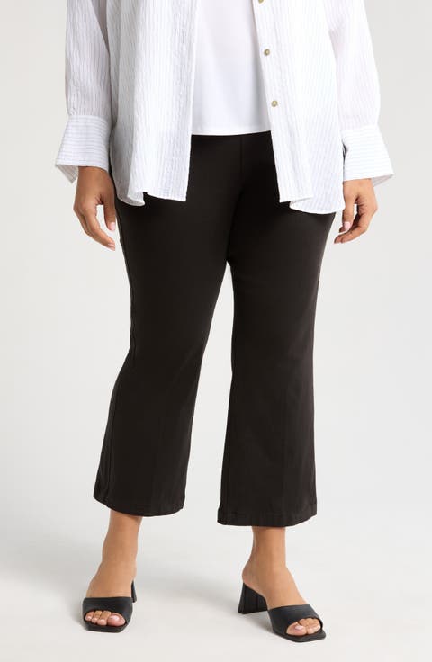 'Lyssentials Ankle Baby Bootcut Jeans (Plus)