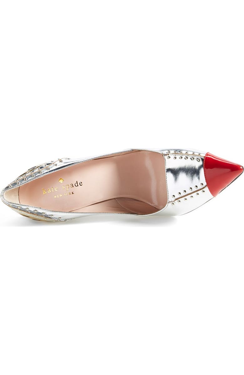 Kate Spade New York 'lunar' pointy toe pump, Alternate, color,
