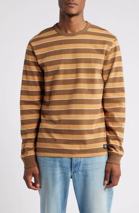 Awbrey II Long Sleeve Cotton Crewneck T-Shirt