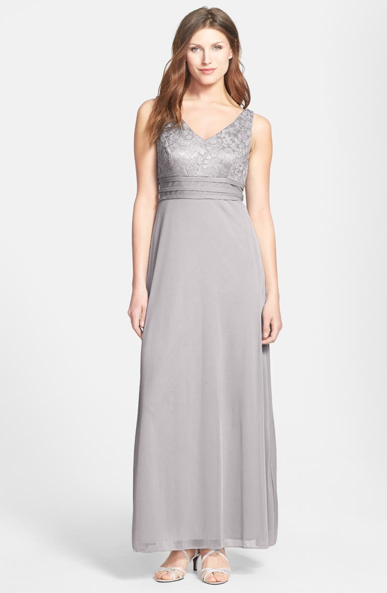 Patra Lace Overlay Gown & Bolero, Alternate, color, 