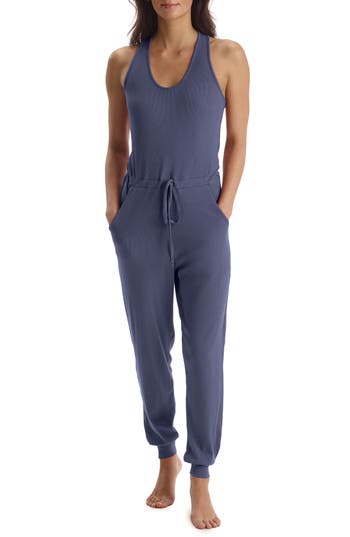 Commando Luxury Rib Racerback Jumpsuit In Nightshadow