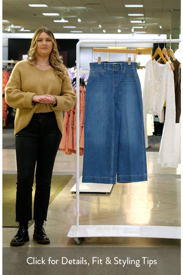 SPANXshape™ EveryWear Cropped Wide Leg Jeans video