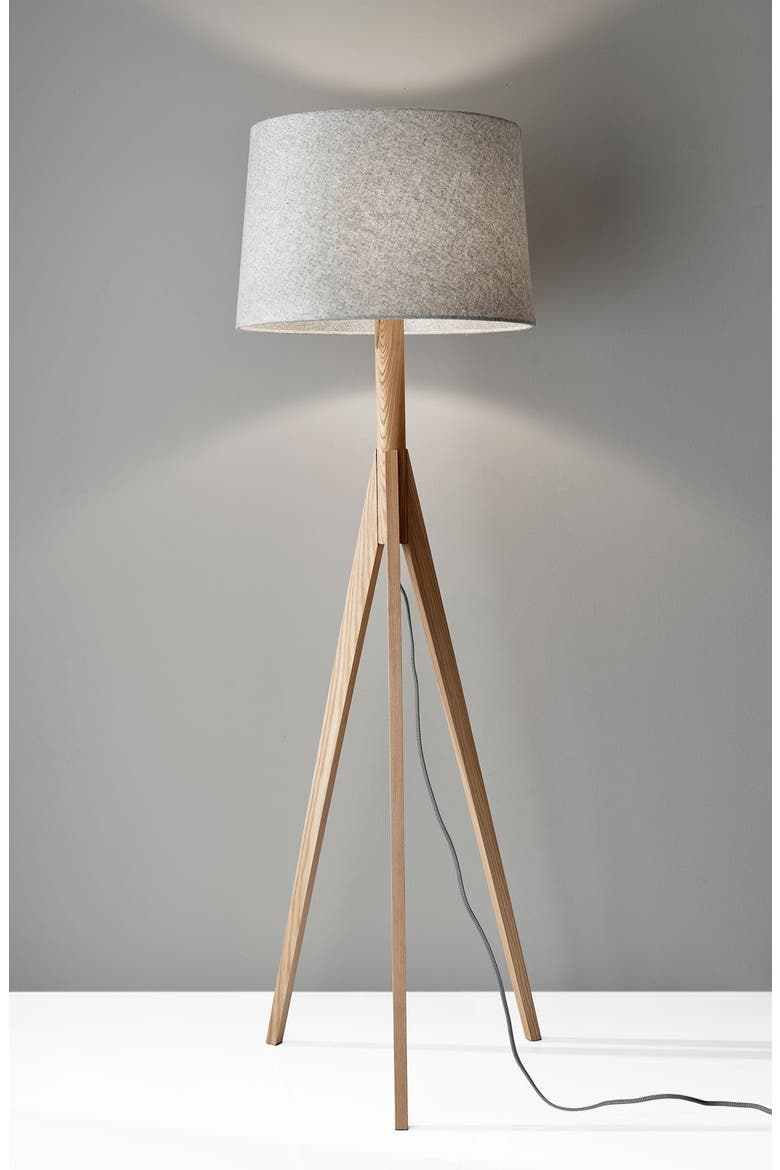 Eden Floor Lamp, Alternate, color, NATURAL ASH