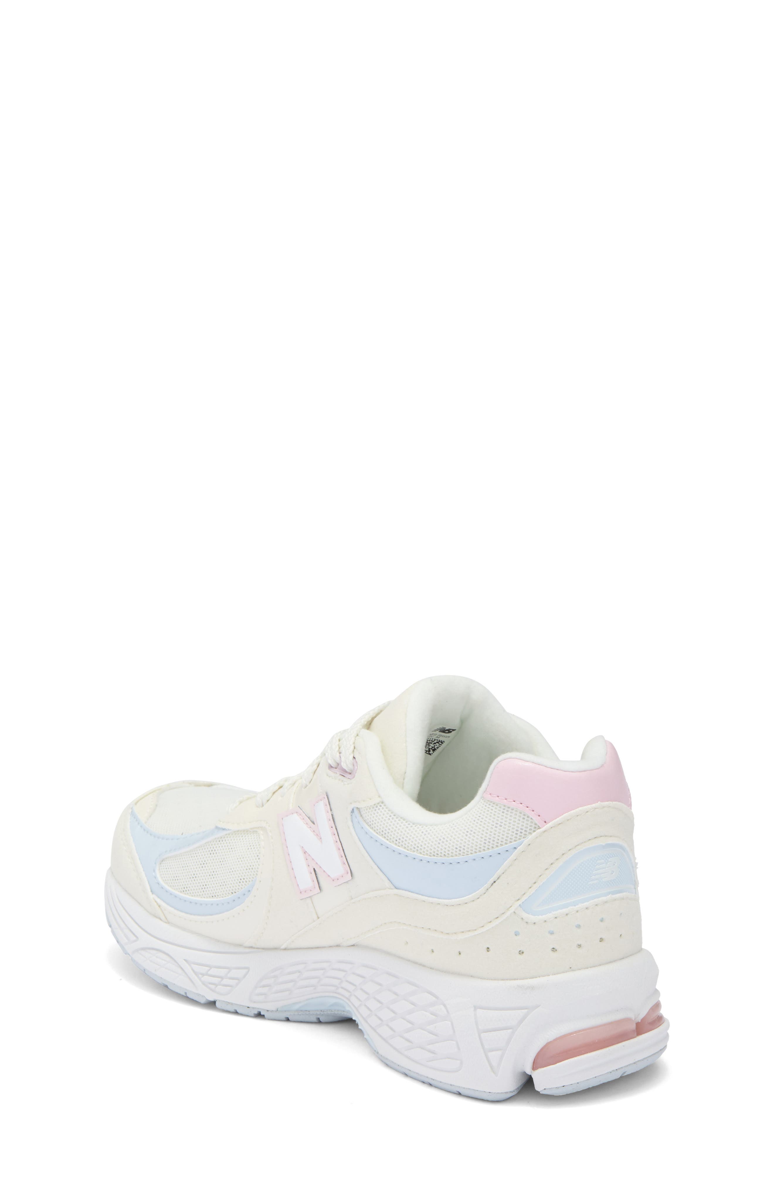 New Balance Kids' 2002R Sneaker, Alternate, color, Sea Salt/ Ice Blue